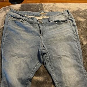 Torrid Jegging 26S , light blue , super soft . Never worn